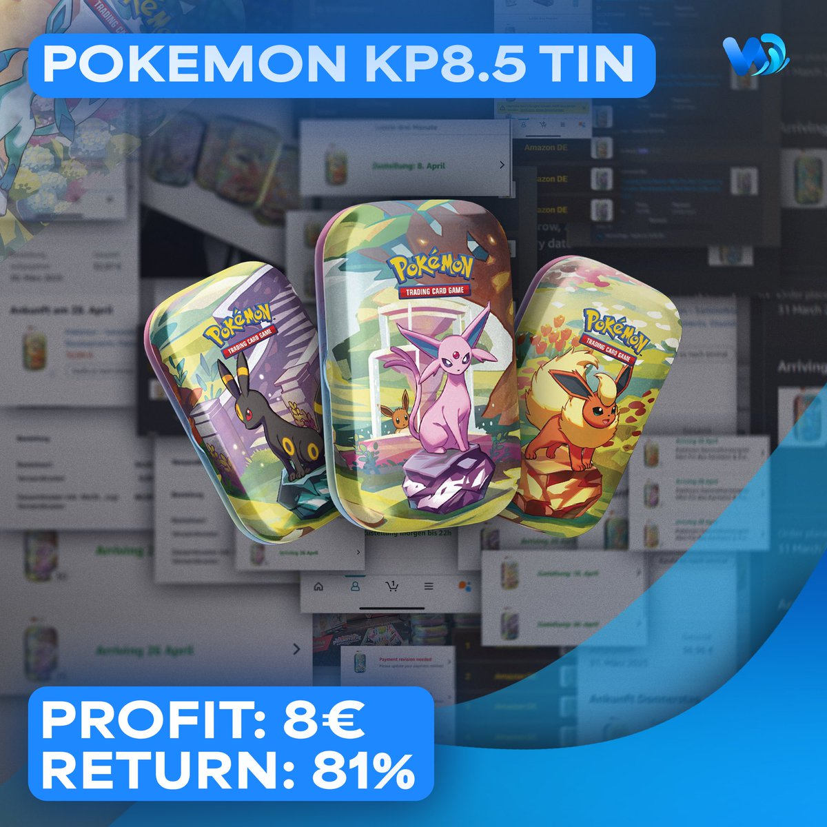 Pokemon KP8.5 Tin